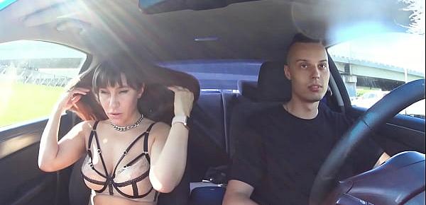  FAKE TAXI WITH A GIRL FROM EXCORT